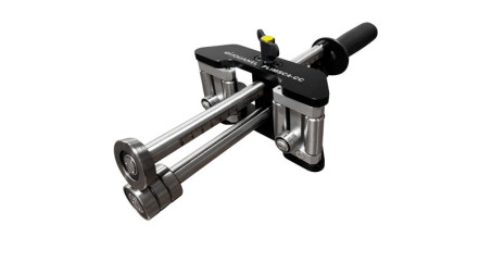 Plieuse à main courbe, simple colonne, 4 rouleaux de guidage - 200 mm