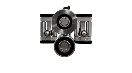 Plieuse à main courbe, simple colonne, 4 rouleaux de guidage - 200 mm