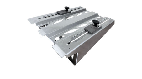 Table butée arrière aluminium, course 500 mm, pour plieuse PCA1020