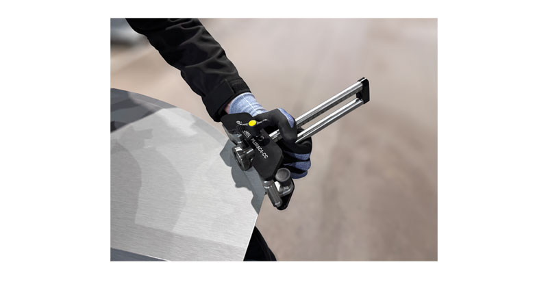 Plieuse à main courbe, simple colonne, 4 rouleaux de guidage - 200 mm