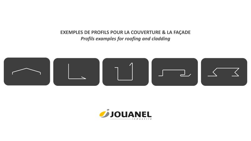 Exemples de réalisations de profils couverture